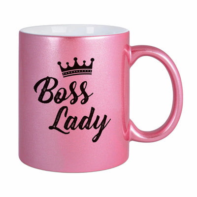 Bild: Tasse - Boss Lady - Metallictasse Geschenkidee