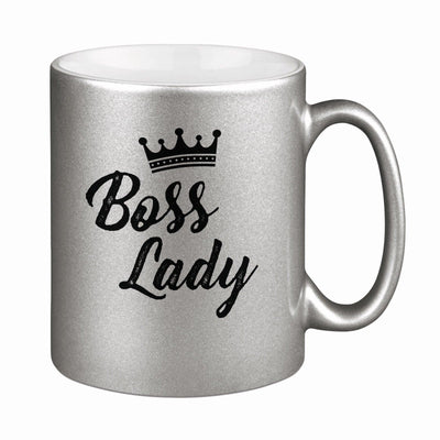 Bild: Tasse - Boss Lady - Metallictasse Geschenkidee