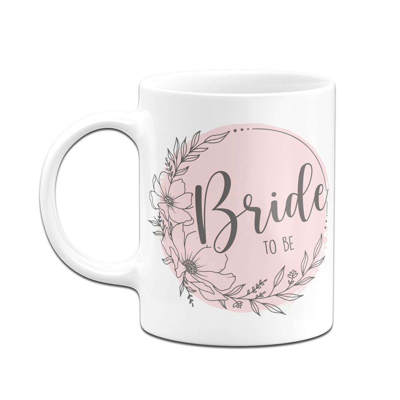Bild: Tasse - Bride to be - Blumenkranz Geschenkidee