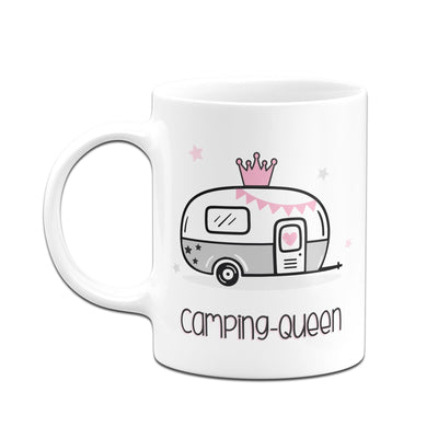 Bild: Tasse - Camping-Queen - Wohnwagen Geschenkidee