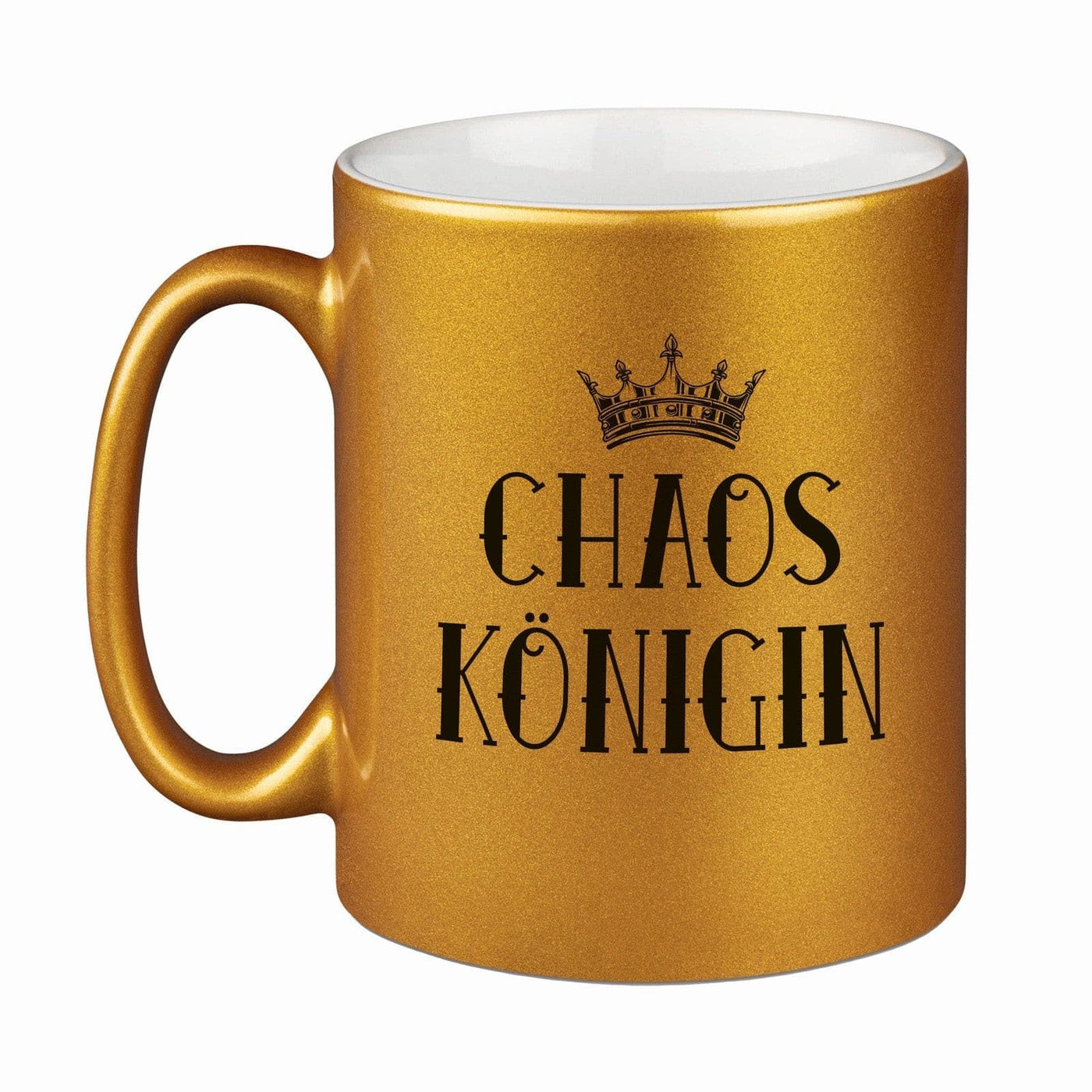 Bild: Tasse - Chaos Königin - Metallictasse Geschenkidee