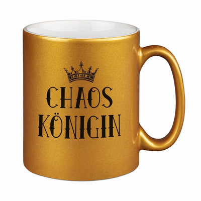 Bild: Tasse - Chaos Königin - Metallictasse Geschenkidee