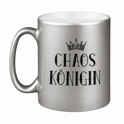 Bild: Tasse - Chaos Königin - Metallictasse Geschenkidee