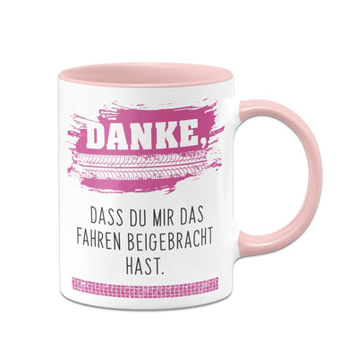 Bild: Tasse - Danke, dass Du mir das Fahren beigebracht hast. Geschenkidee