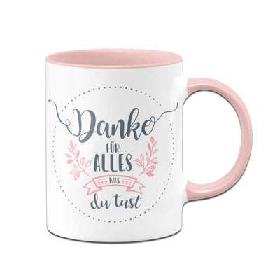 Bild: Tasse - Danke für alles was Du tust Geschenkidee