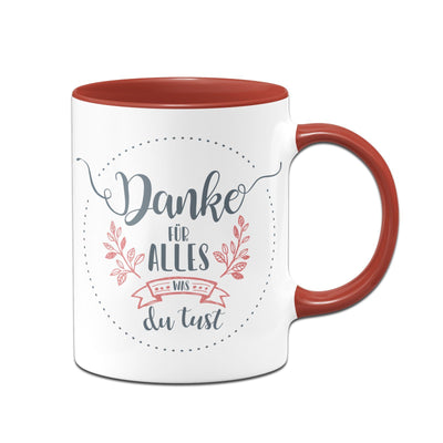 Bild: Tasse - Danke für alles was Du tust Geschenkidee