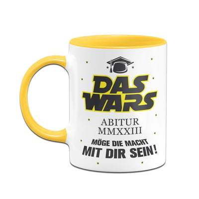 Bild: Tasse - Das Wars Abitur MMXXIII (2023) Geschenkidee