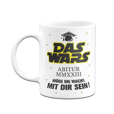 Bild: Tasse - Das Wars Abitur MMXXIII (2023) Geschenkidee