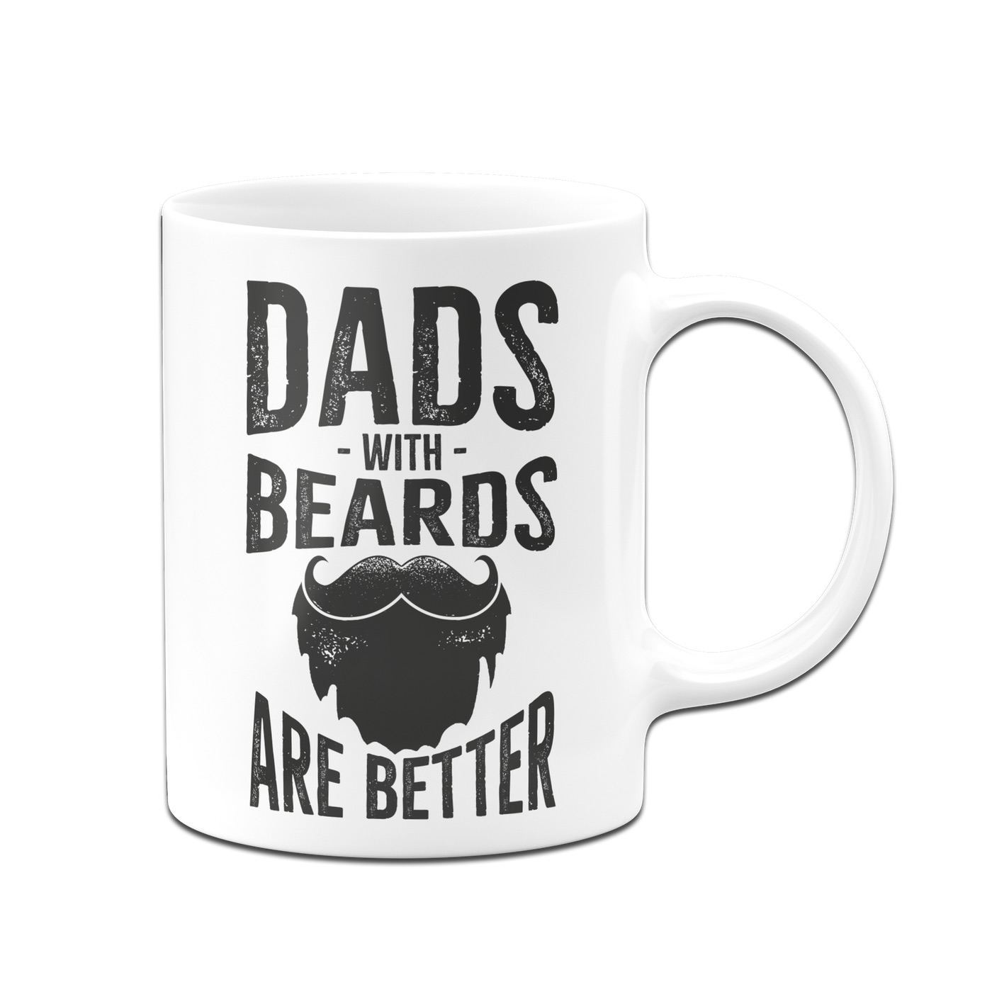 Bild: Tasse - Dads with Beards are better Geschenkidee