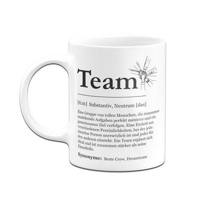 Bild: Tasse - Definition Team Geschenkidee