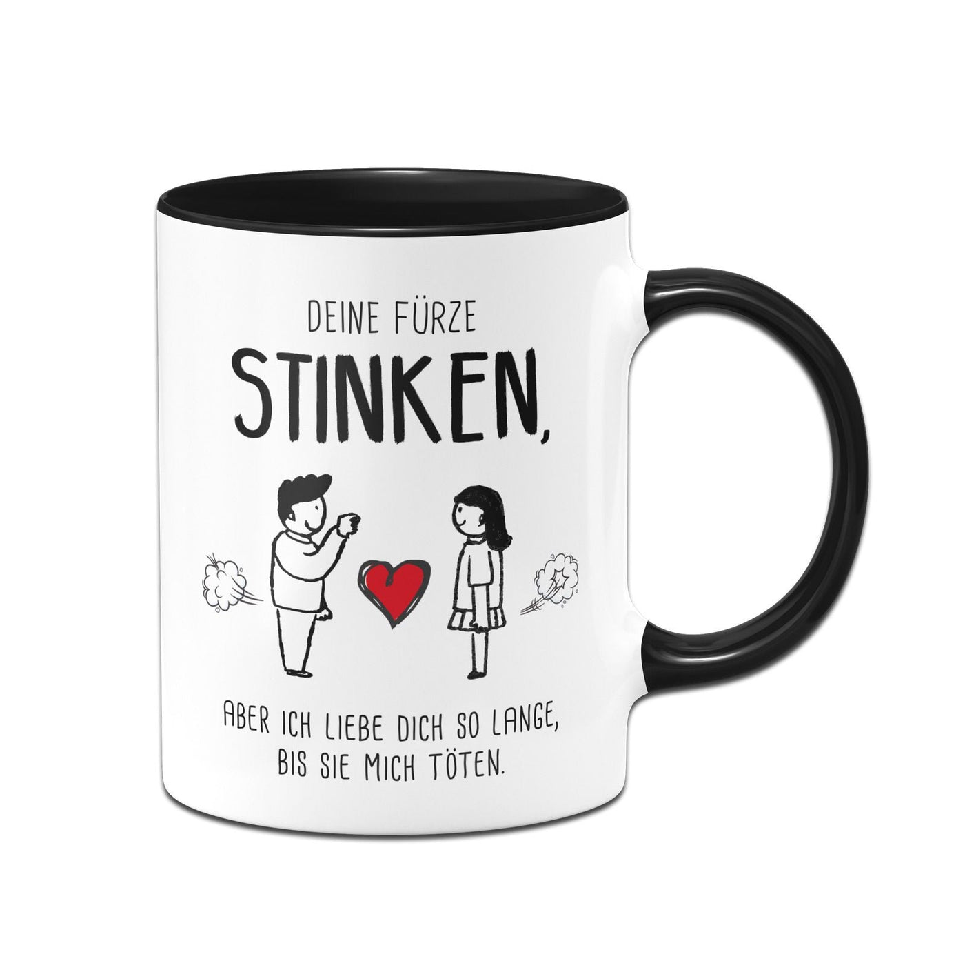 Bild: Tasse - Deine Fürze Stinken, aber ich liebe Dich Geschenkidee