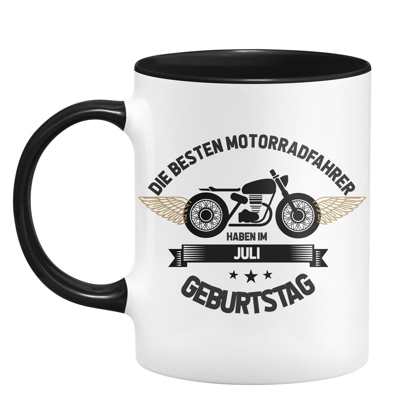 Bild: Tasse - Die besten Motorradfahrer haben im -Wunschmonat- Geburtstag Geschenkidee