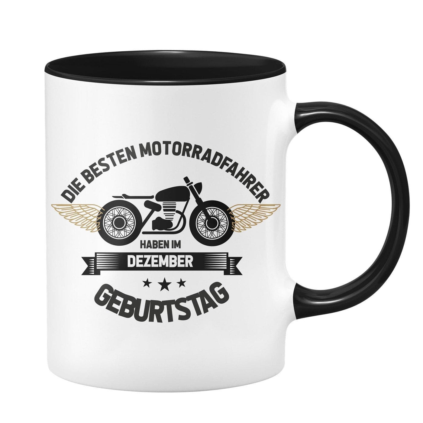 Bild: Tasse - Die besten Motorradfahrer haben im -Wunschmonat- Geburtstag Geschenkidee