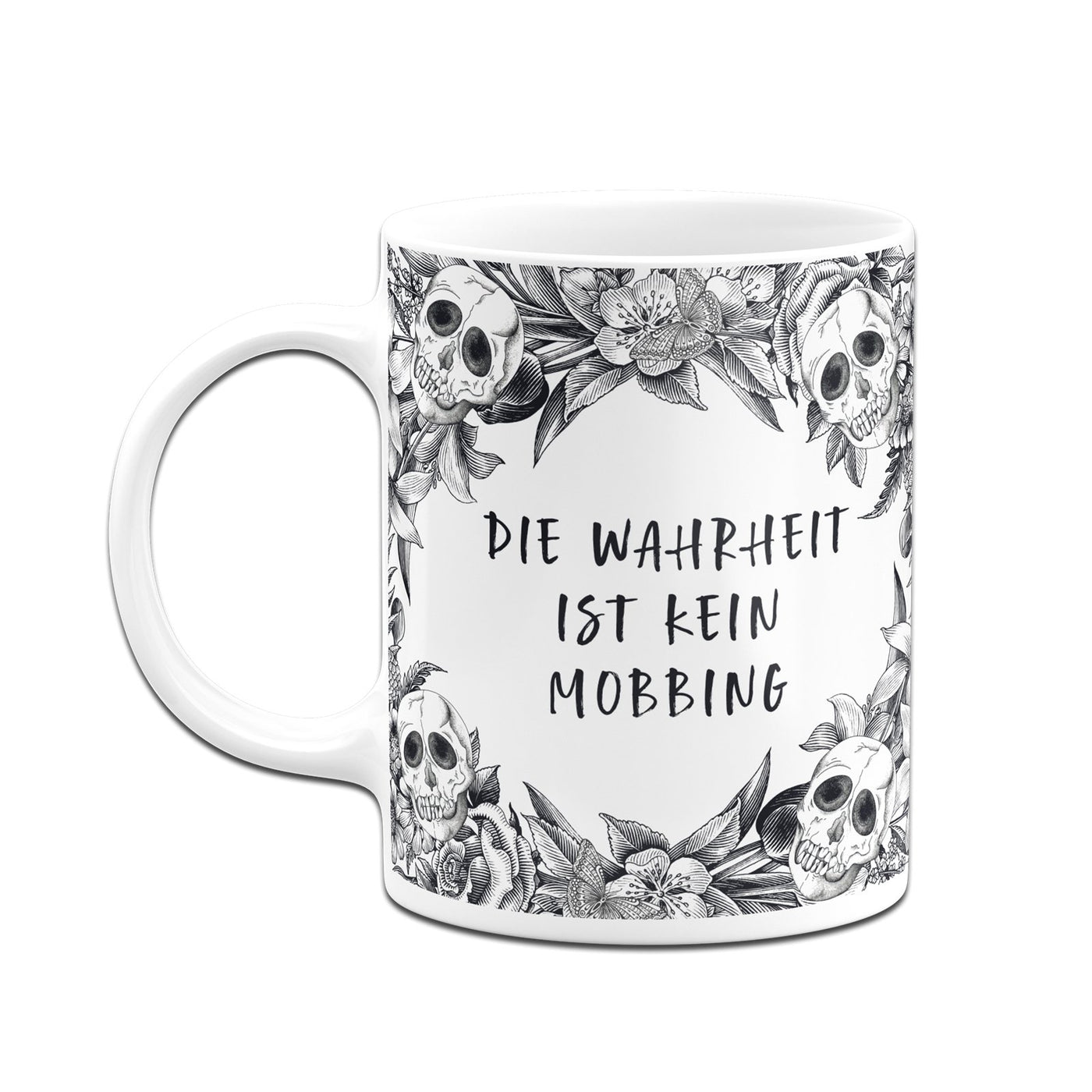 Bild: Tasse - Die Wahrheit ist kein Mobbing - Skull Statement Geschenkidee