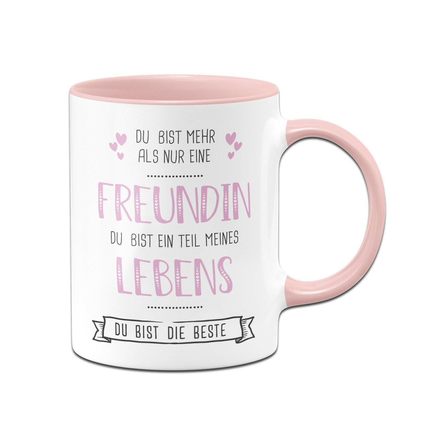 Bild: Tasse - Du bist mehr als nur eine Freundin V2 Geschenkidee