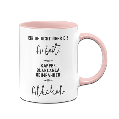 Bild: Tasse - Ein Gedicht über die Arbeit Geschenkidee