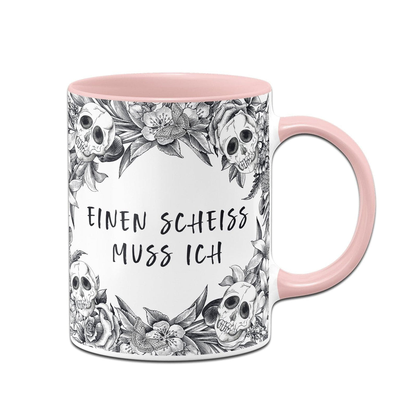 Bild: Tasse - Einen Scheiss muss ich - Skull Statement Geschenkidee