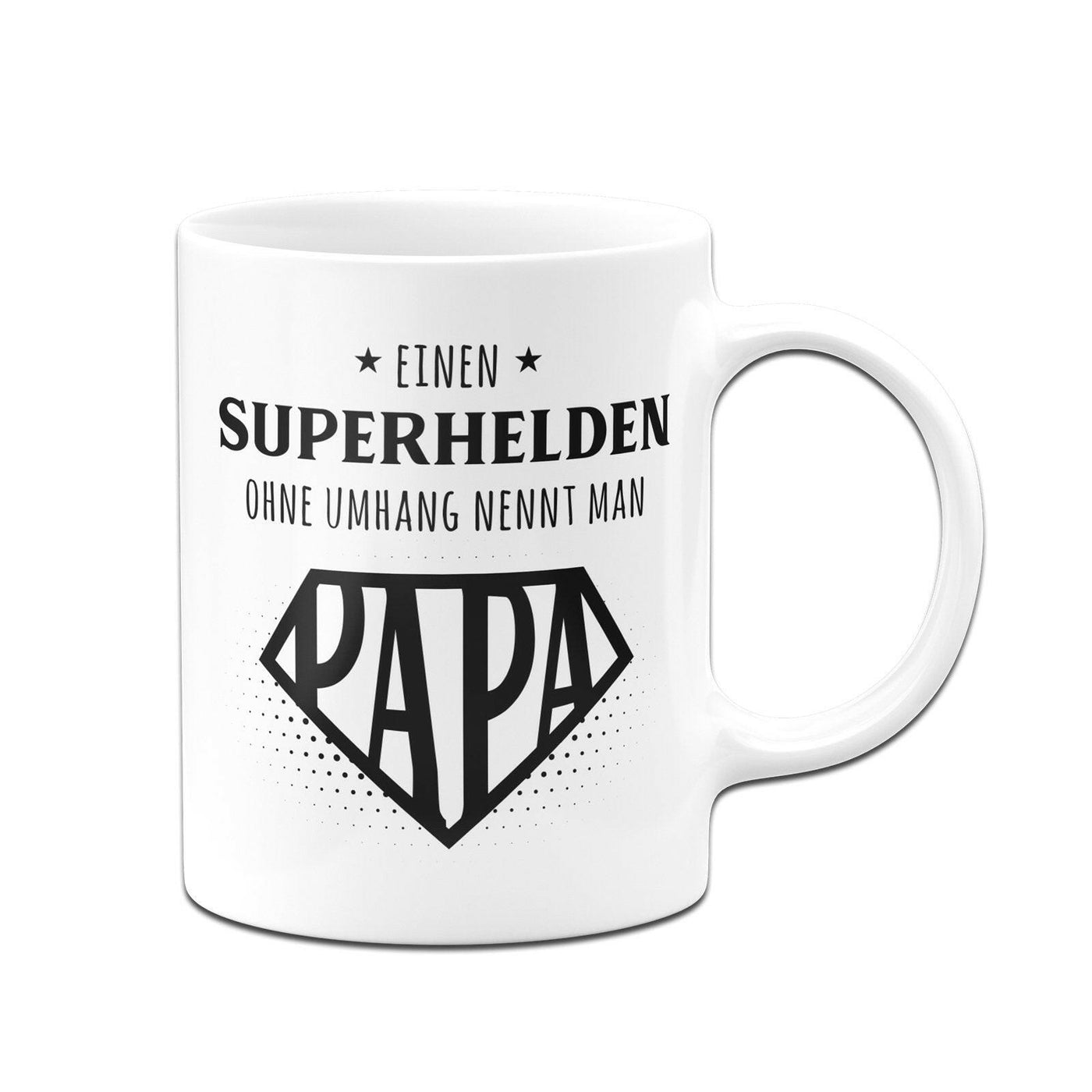 Bild: Tasse - Einen Superhelden ohne Umhang nennt man Papa Geschenkidee