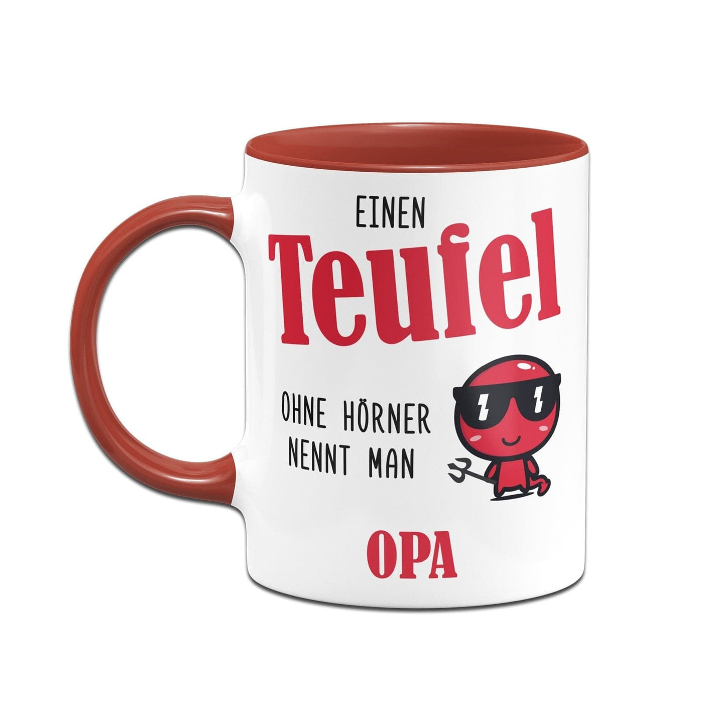 Bild: Tasse - Einen Teufel ohne Hörner nennt man Opa Geschenkidee