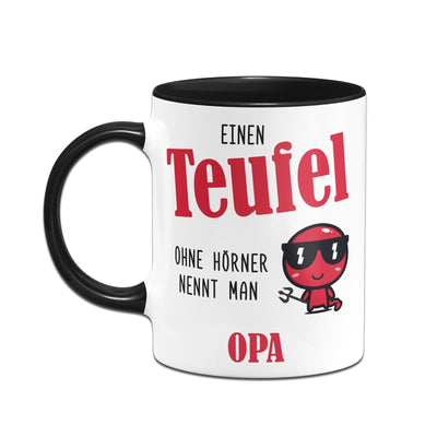 Bild: Tasse - Einen Teufel ohne Hörner nennt man Opa Geschenkidee
