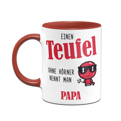 Bild: Tasse - Einen Teufel ohne Hörner nennt man Papa Geschenkidee