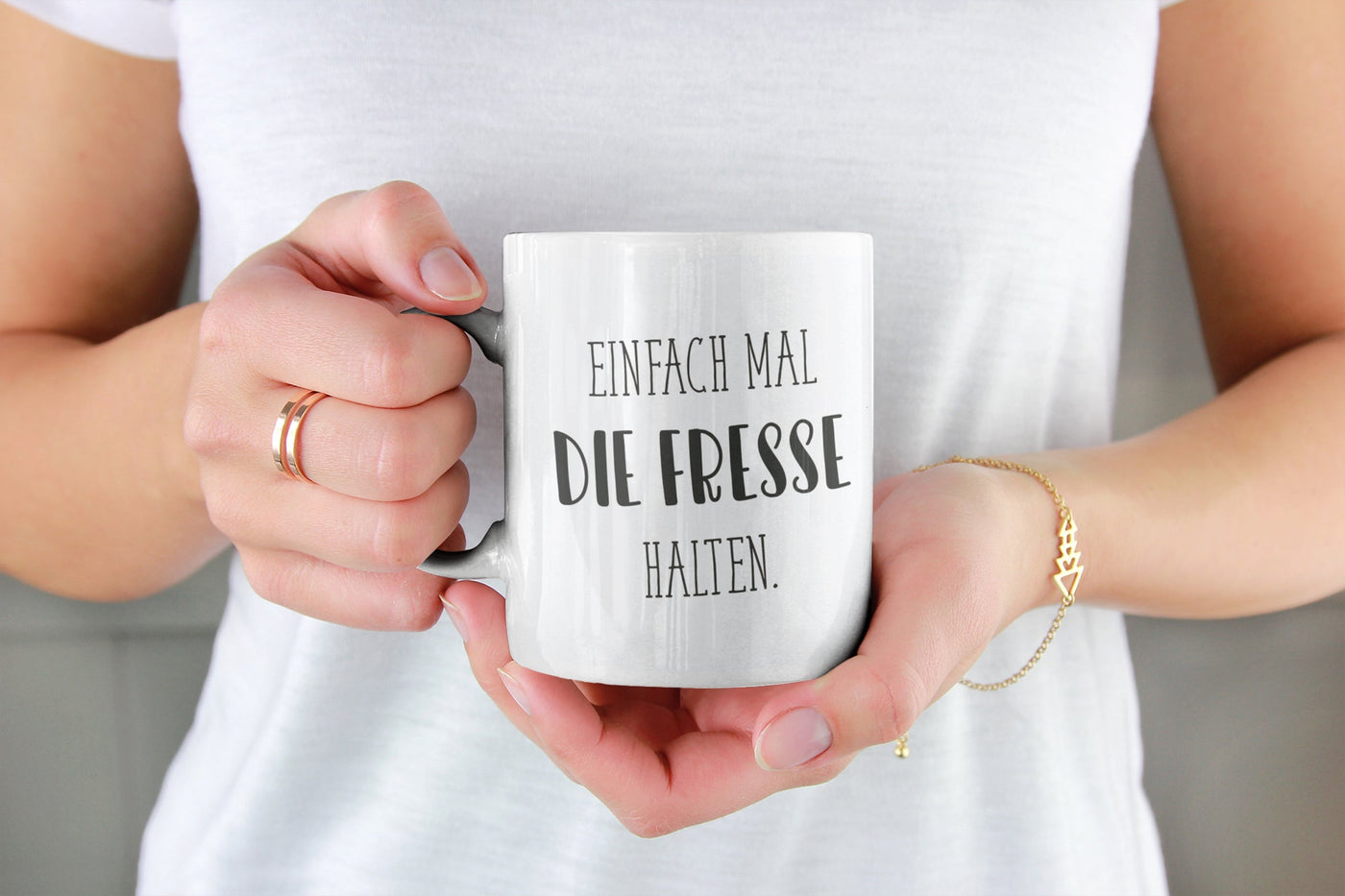 Bild: Tasse - Einfach mal die Fresse halten. - Sammeledition Geschenkidee