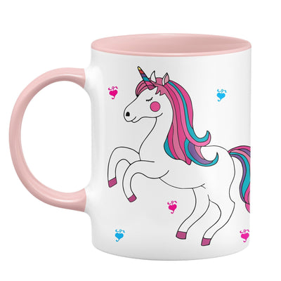 Bild: Einhorn Tasse - Wir ritten mit Nutella verschmierten Mündern Geschenkidee