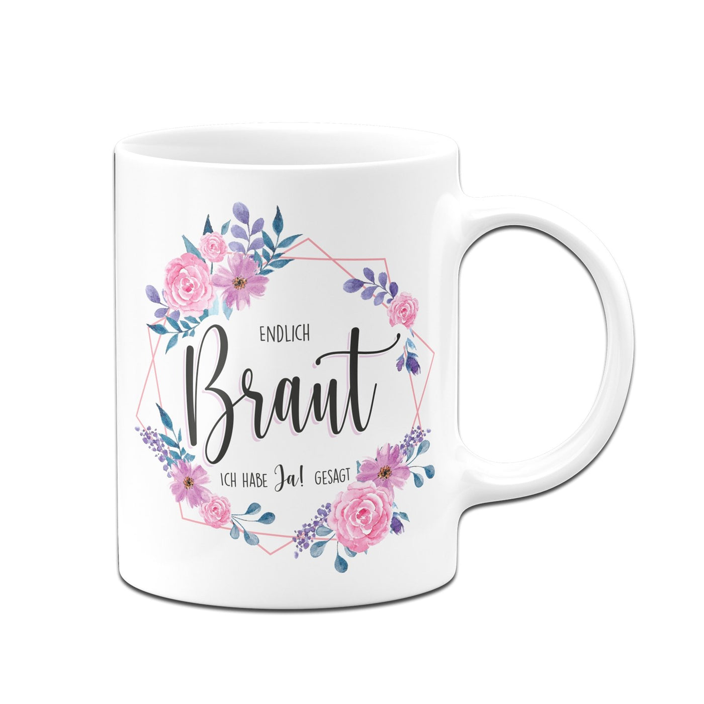 Bild: Tasse - Endlich Braut Geschenkidee