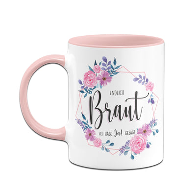 Bild: Tasse - Endlich Braut Geschenkidee