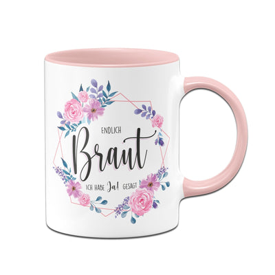 Bild: Tasse - Endlich Braut Geschenkidee