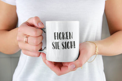 Bild: Tasse - Ficken Sie sich! - Pure Statement Geschenkidee