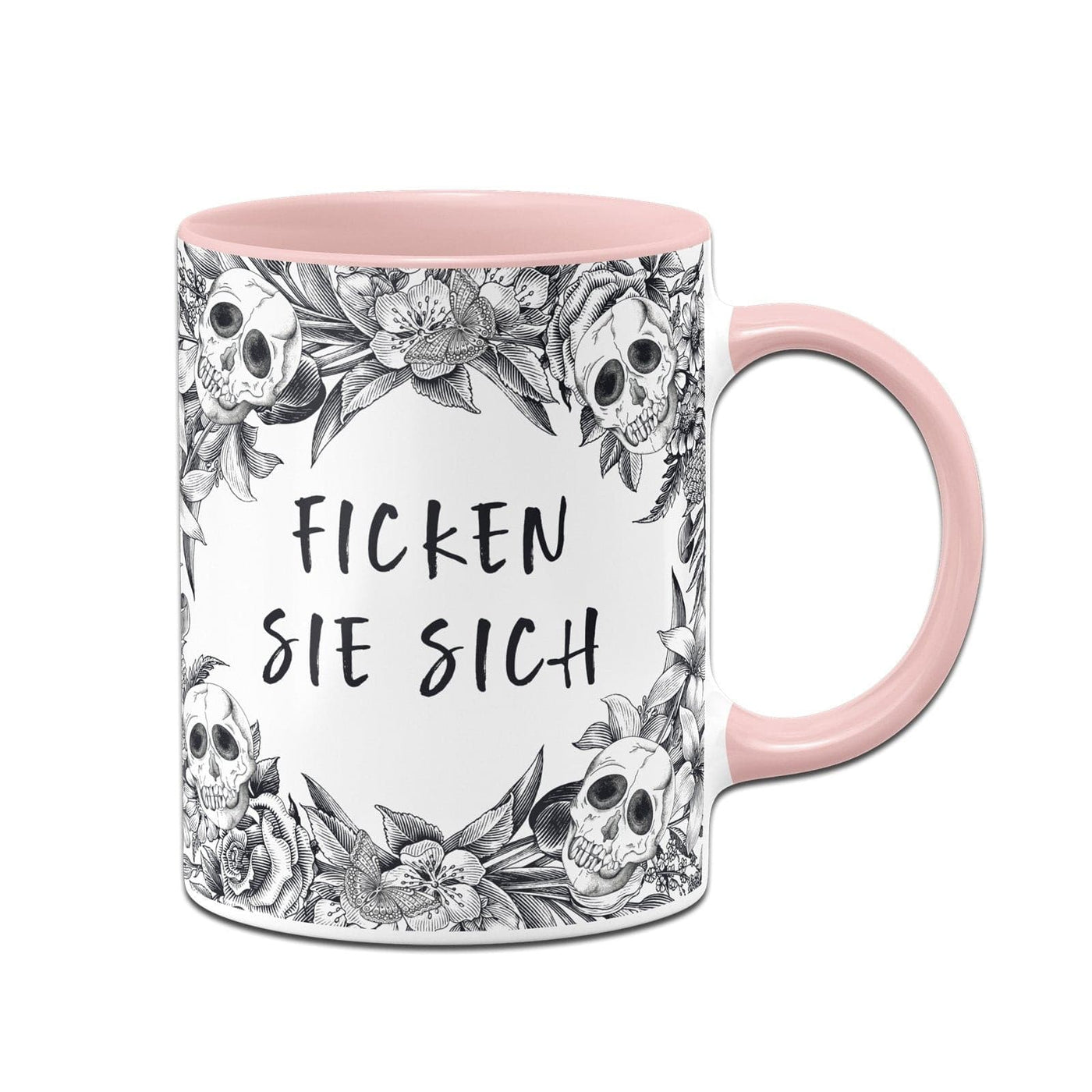 Bild: Tasse - Ficken Sie sich - Skull Statement Geschenkidee