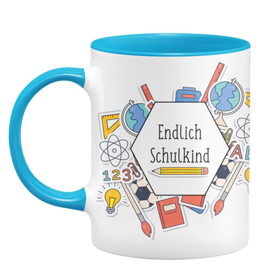 Bild: Tasse - Endlich Schulkind Geschenkidee