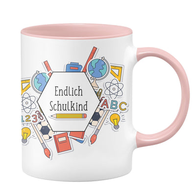 Bild: Tasse - Endlich Schulkind Geschenkidee