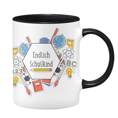 Bild: Tasse - Endlich Schulkind Geschenkidee