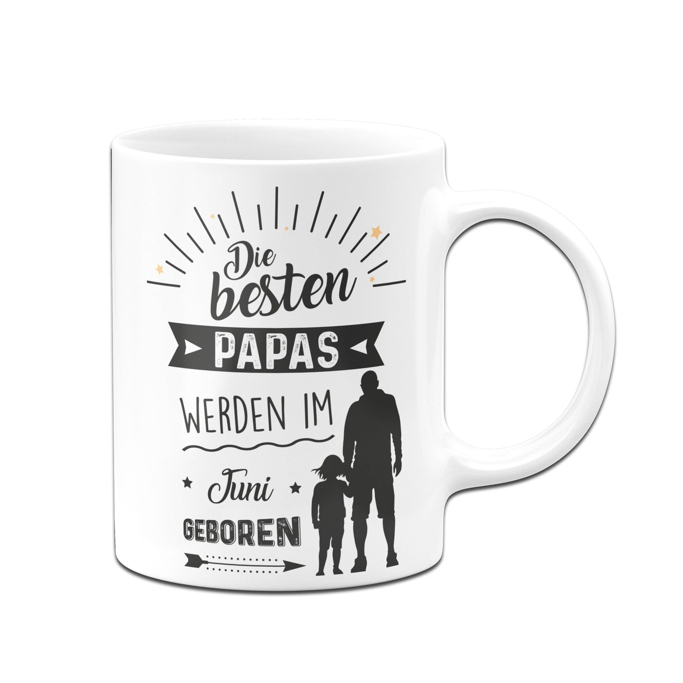 Bild: Tasse - Die besten Papas werden im -Dein Wunschmonat- geboren Geschenkidee