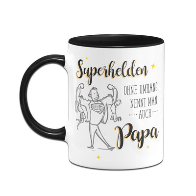 Bild: Tasse - Superhelden ohne Umhang nennt man auch Papa Geschenkidee