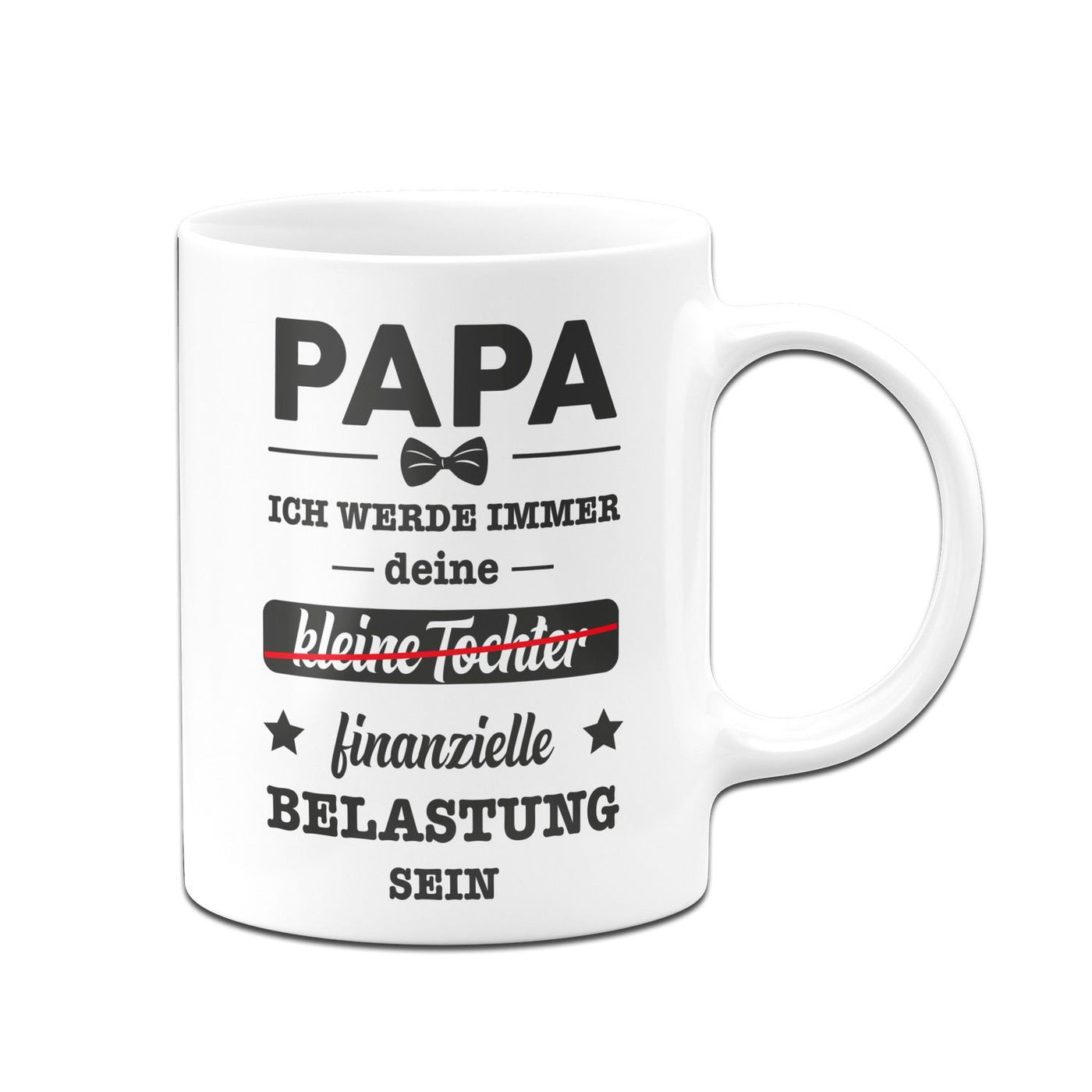 Bild: Tasse - Papa Ich werde immer deine kleine (Tochter) finanzielle Belastung sein Geschenkidee