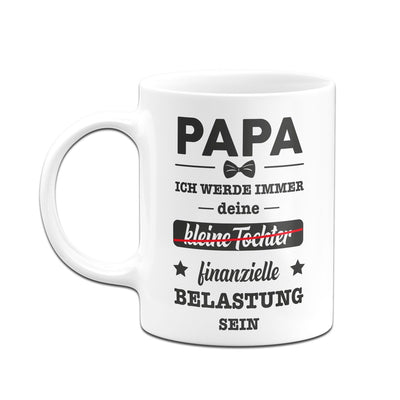 Bild: Tasse - Papa Ich werde immer deine kleine (Tochter) finanzielle Belastung sein Geschenkidee