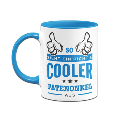 Bild: Tasse - So sieht ein richtig cooler Patenonkel aus Geschenkidee