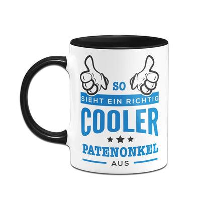 Bild: Tasse - So sieht ein richtig cooler Patenonkel aus Geschenkidee