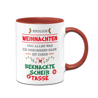 Bild: Tasse - Endlich Weihnachten und alles was ich bekommen habe ist diese scheiß Tasse Geschenkidee