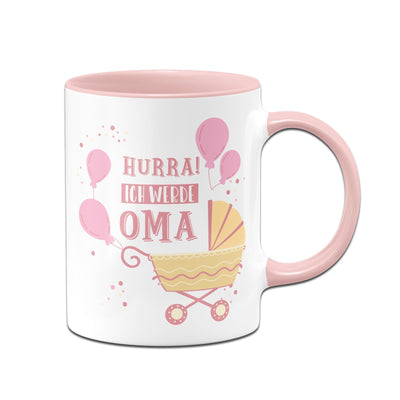 Bild: Tasse - Hurra Ich werde Oma Geschenkidee