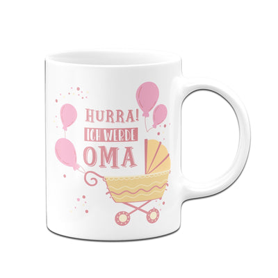 Bild: Tasse - Hurra Ich werde Oma Geschenkidee