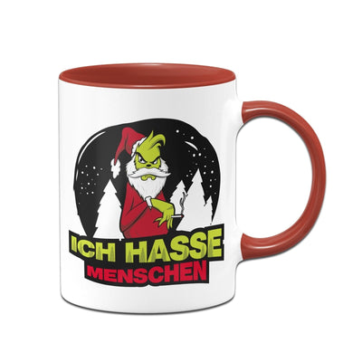 Bild: Tasse - Grinch - Ich hasse Menschen Geschenkidee