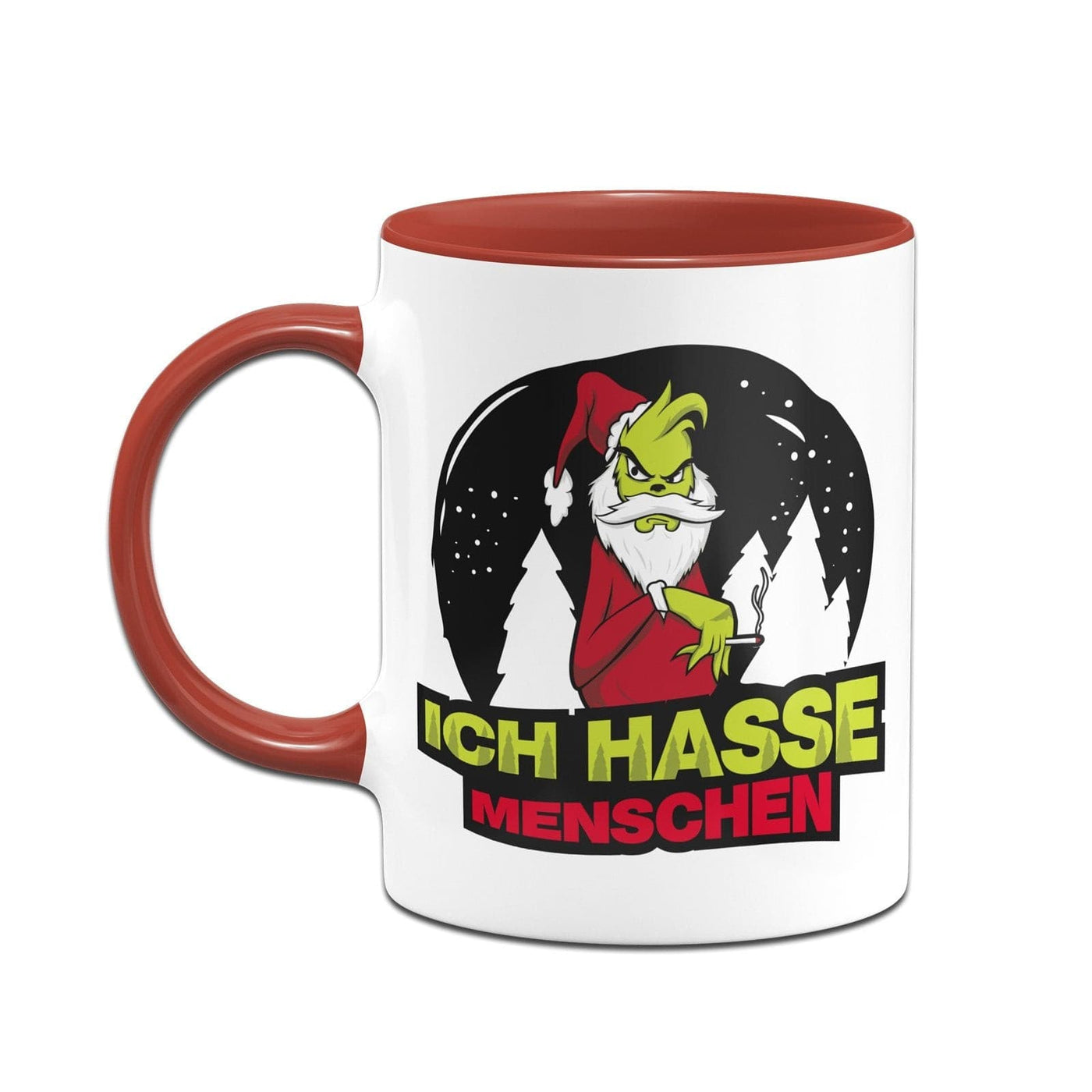 Bild: Tasse - Grinch - Ich hasse Menschen Geschenkidee