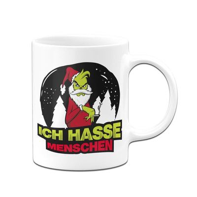 Bild: Tasse - Grinch - Ich hasse Menschen Geschenkidee