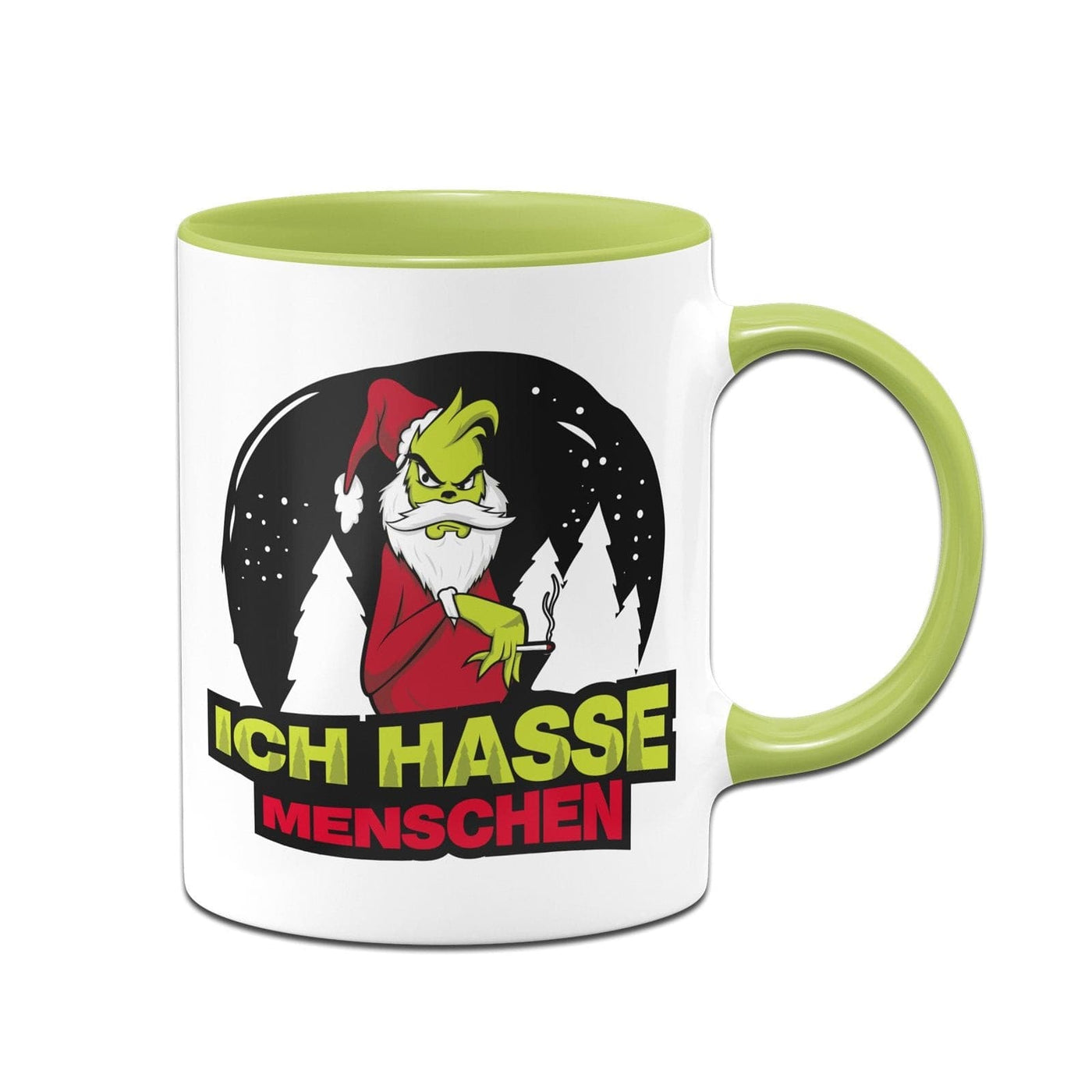 Bild: Tasse - Grinch - Ich hasse Menschen Geschenkidee