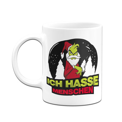 Bild: Tasse - Grinch - Ich hasse Menschen Geschenkidee