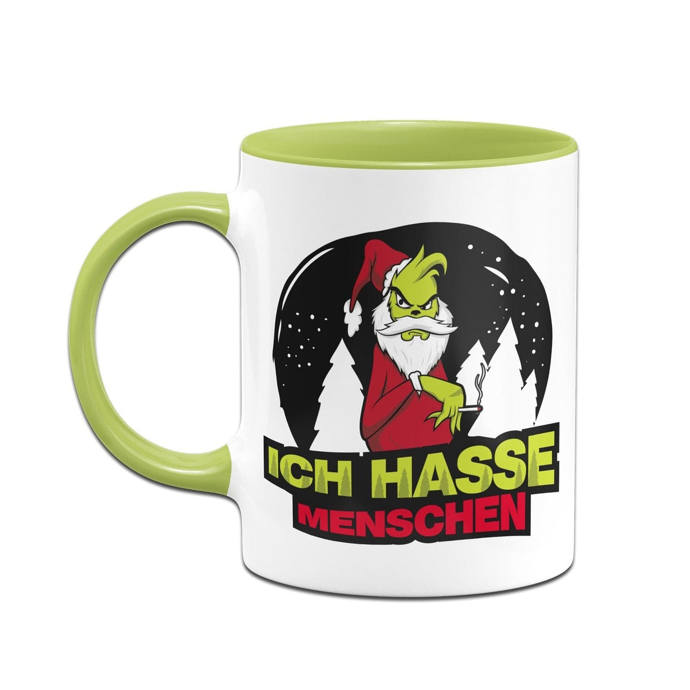 Bild: Tasse - Grinch - Ich hasse Menschen Geschenkidee